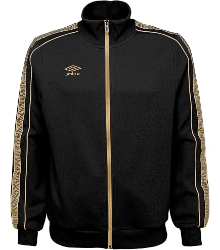 Umbro Men's Full Zip Retro Wind Jacket, Teal/Navy XS at Amazon